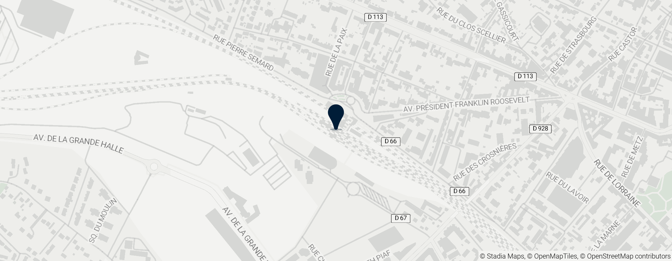 Map of Mantes-la-Jolie