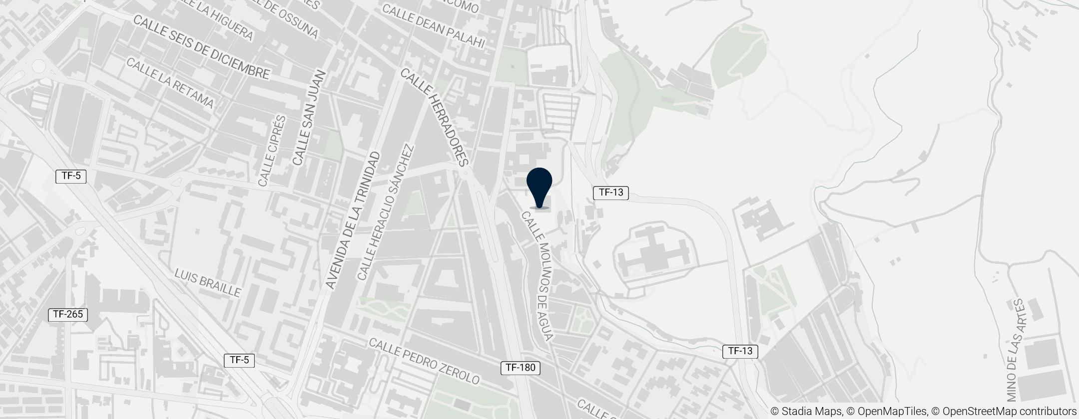 Map of Universiteit van La Laguna