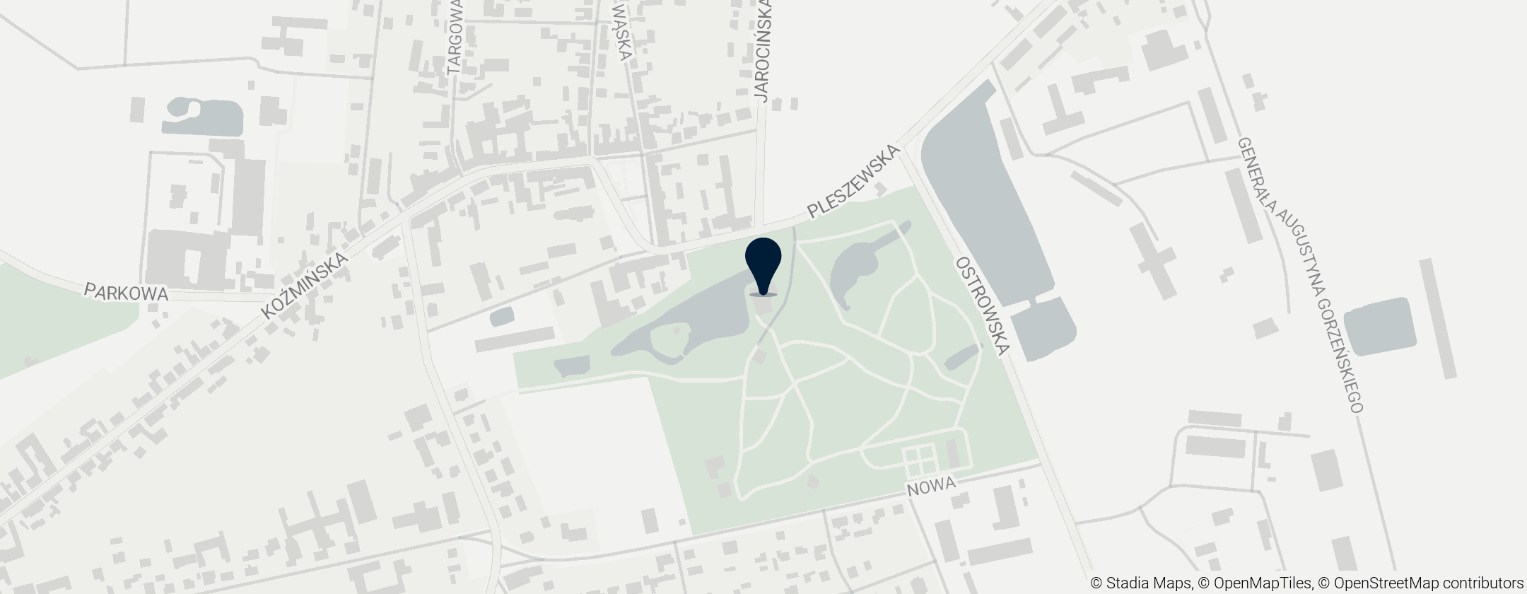 Map of Pałac w Dobrzycy