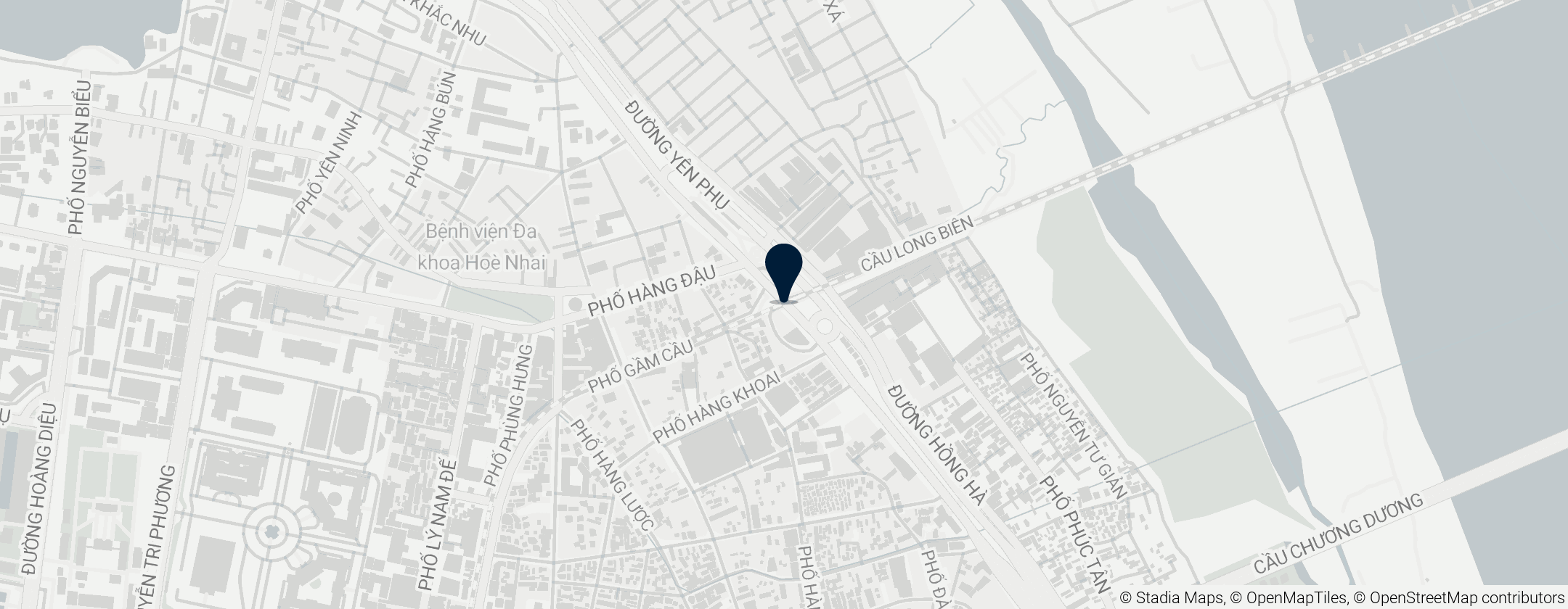 Map of Pont Long Biên