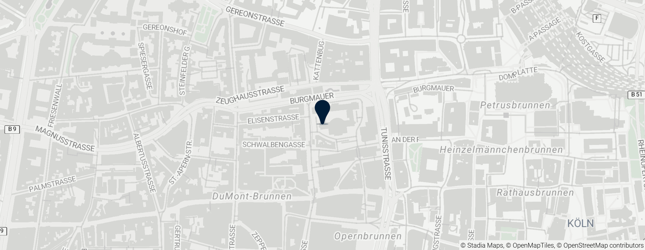 Map of Finanzgericht Köln