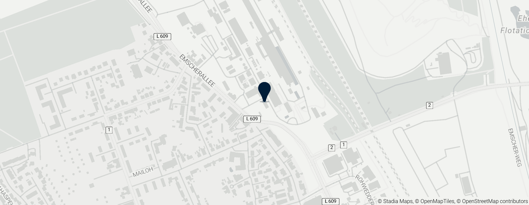 Map of Hansa Coking Plant