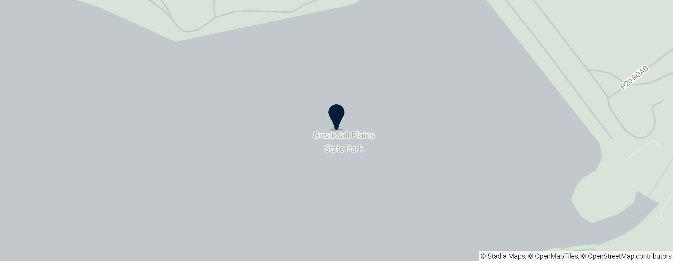 Map of Great Salt Plains State Park