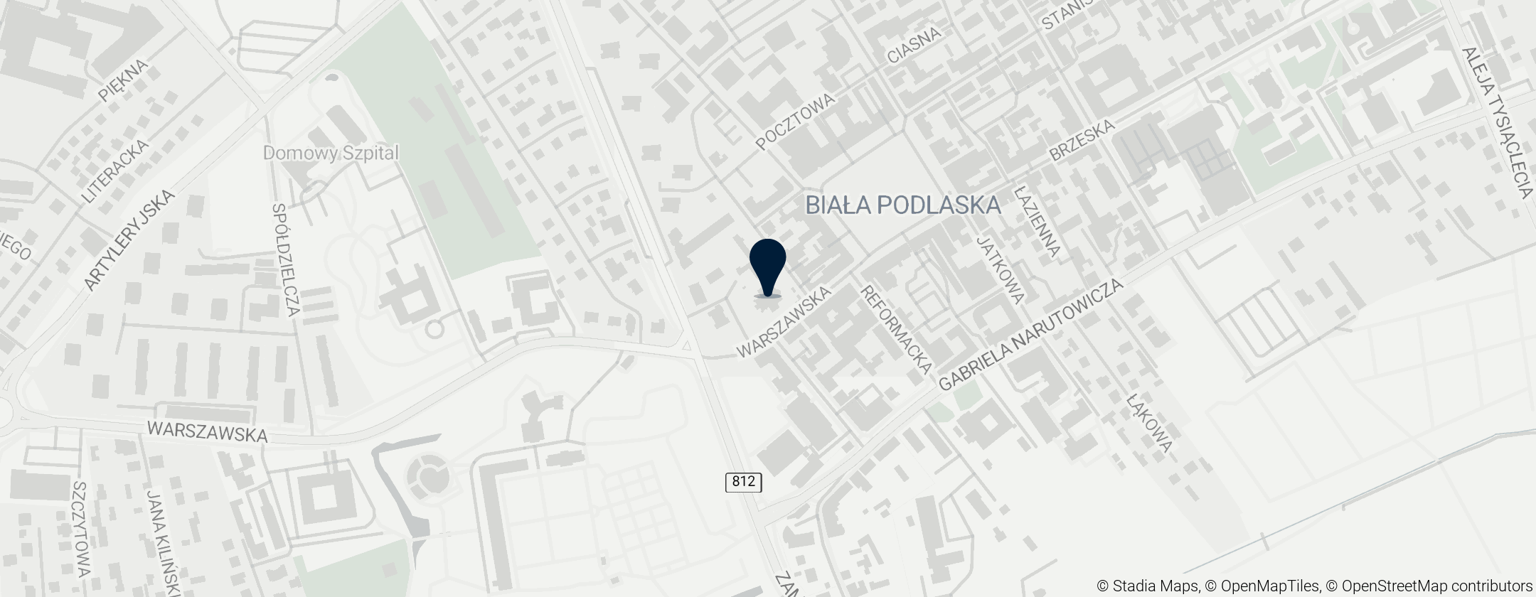 Map of Kościół św. Anny w Białej Podlaskiej