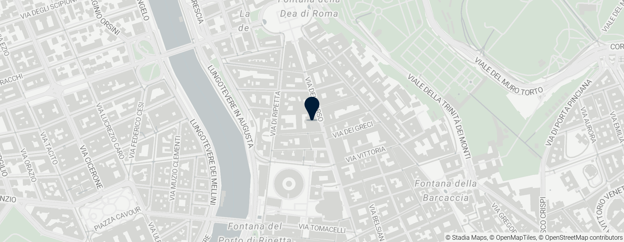 Map of San Giacomo in Augusta