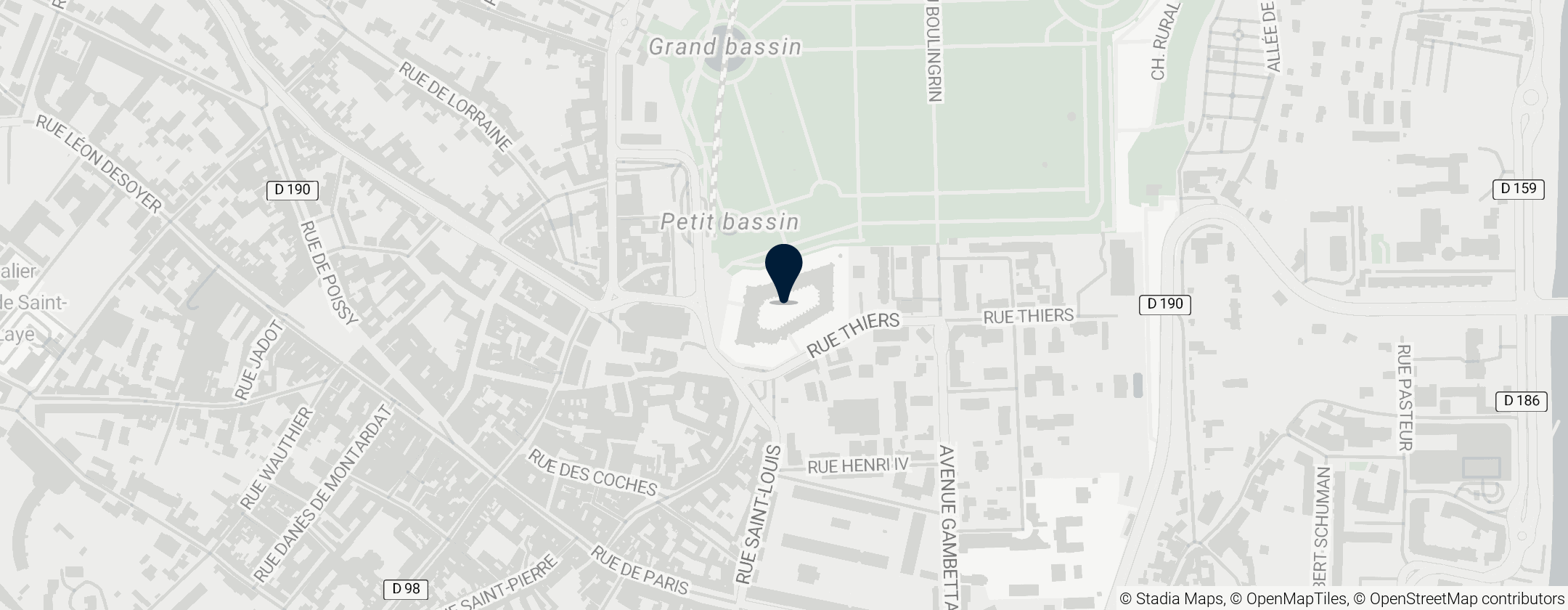 Map of Schloss Saint-Germain-en-Laye