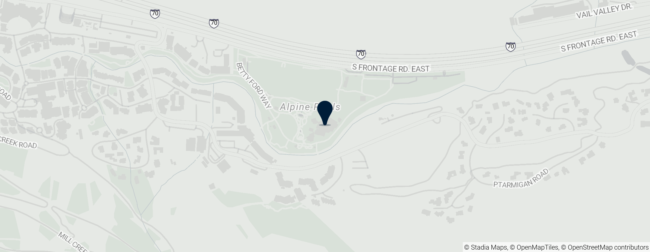 Map of Gerald Ford Amphitheater