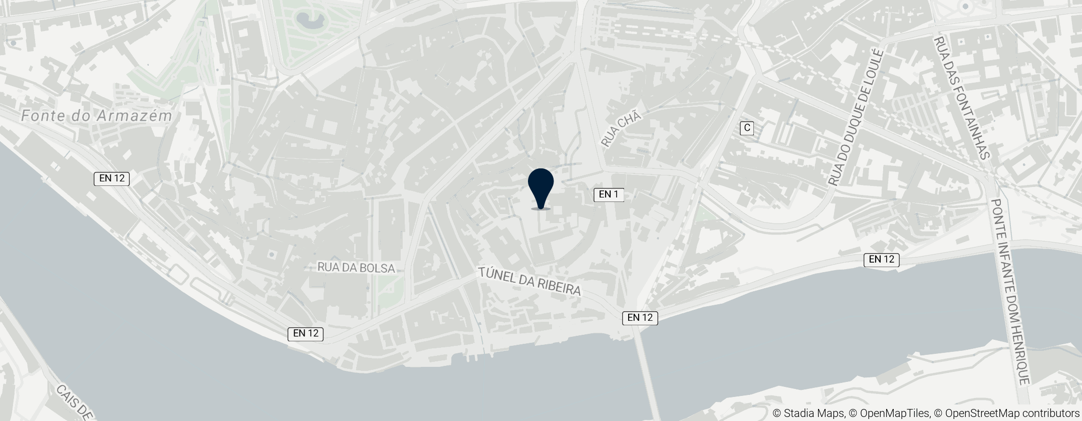 Map of Terreiro da Sé