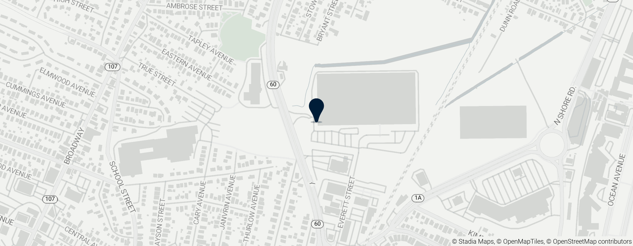 Map of New England Confectionery Company Factory