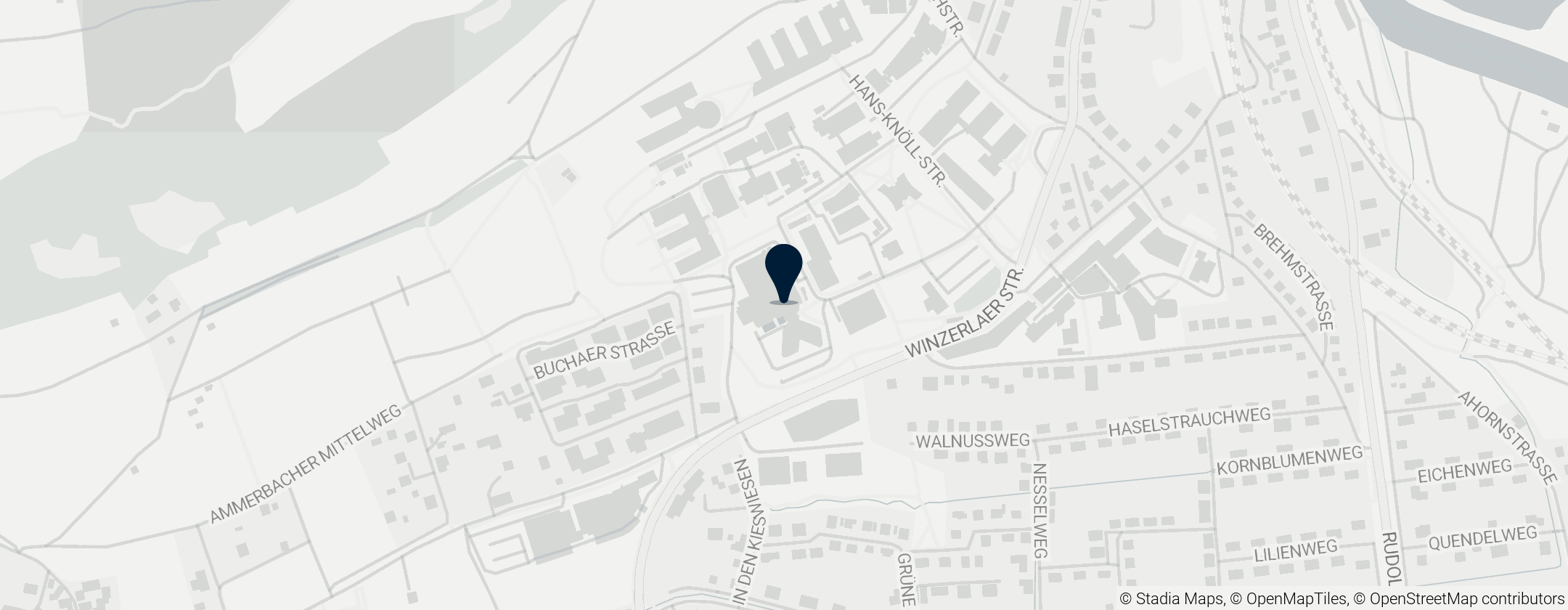 Map of Fraunhofer Institute for Applied Optics and Precision Engineering