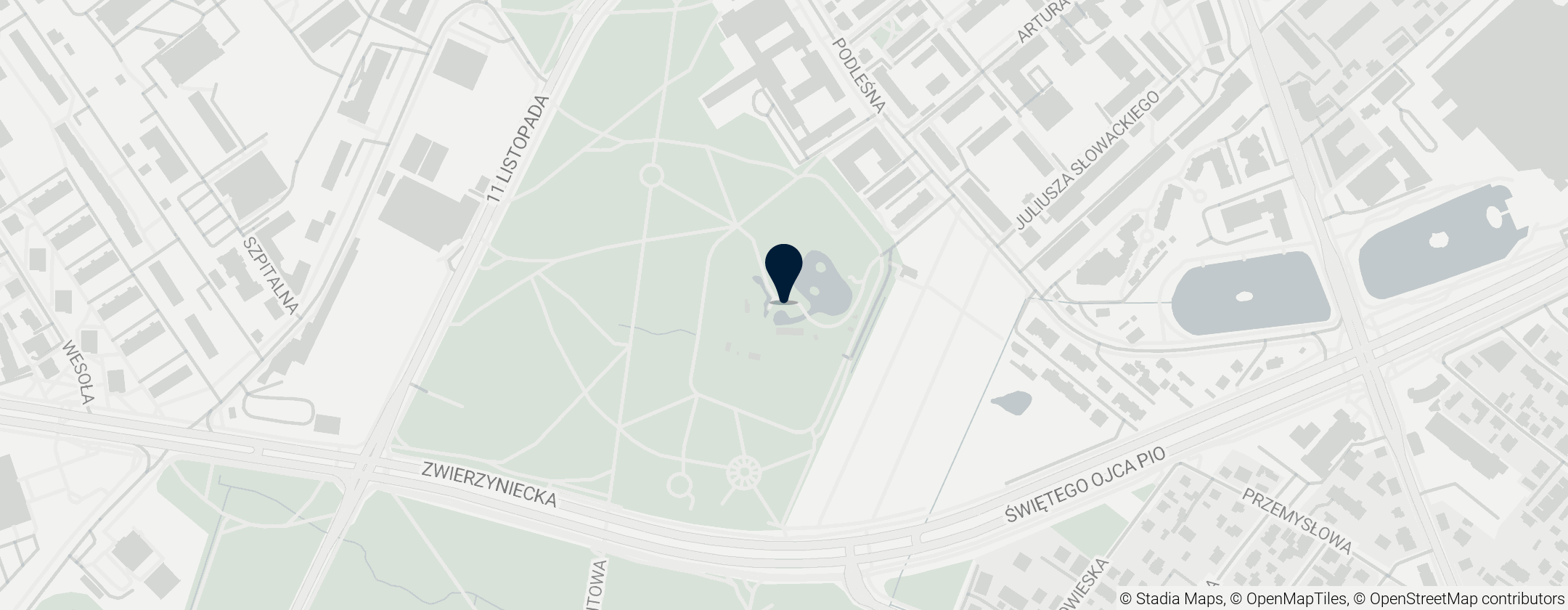 Map of Akcent ZOO w Białymstoku