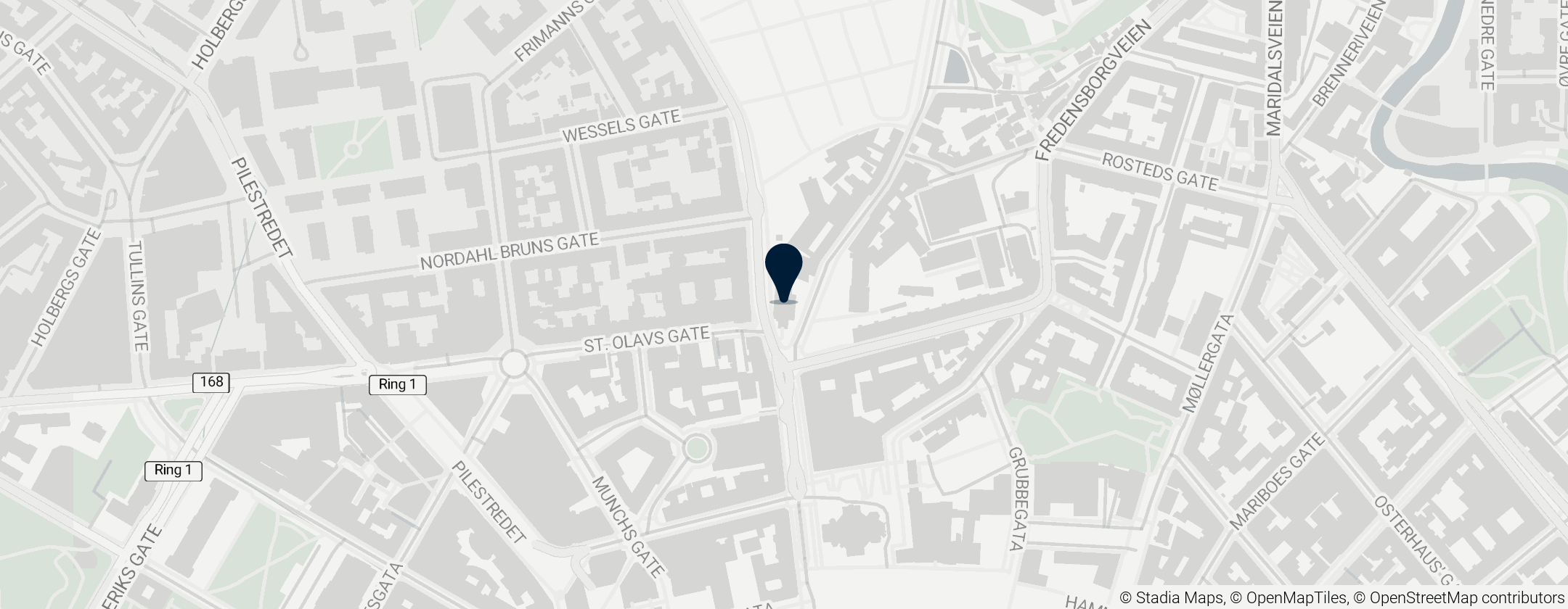 Map of Katedrála svatého Olafa