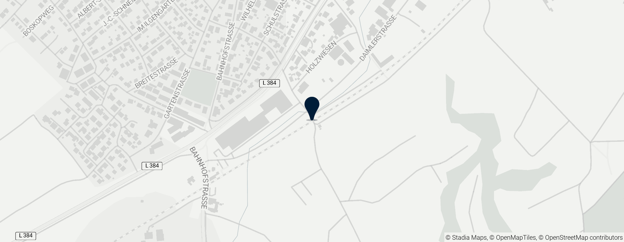 Map of Zollernalbbahn