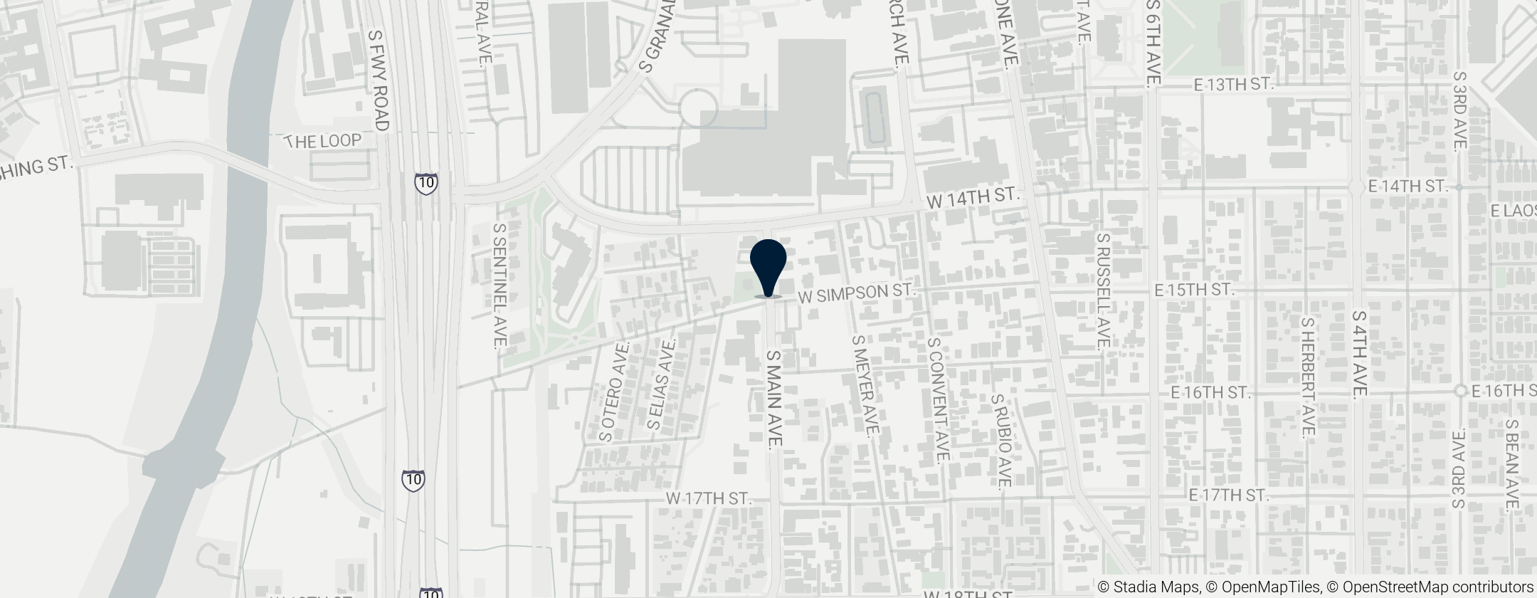 Map of El Tiradito Shrine 