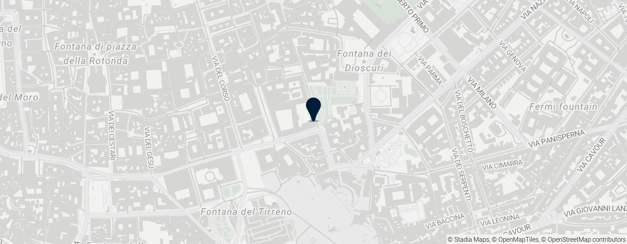 Map of Palazzo Colonna