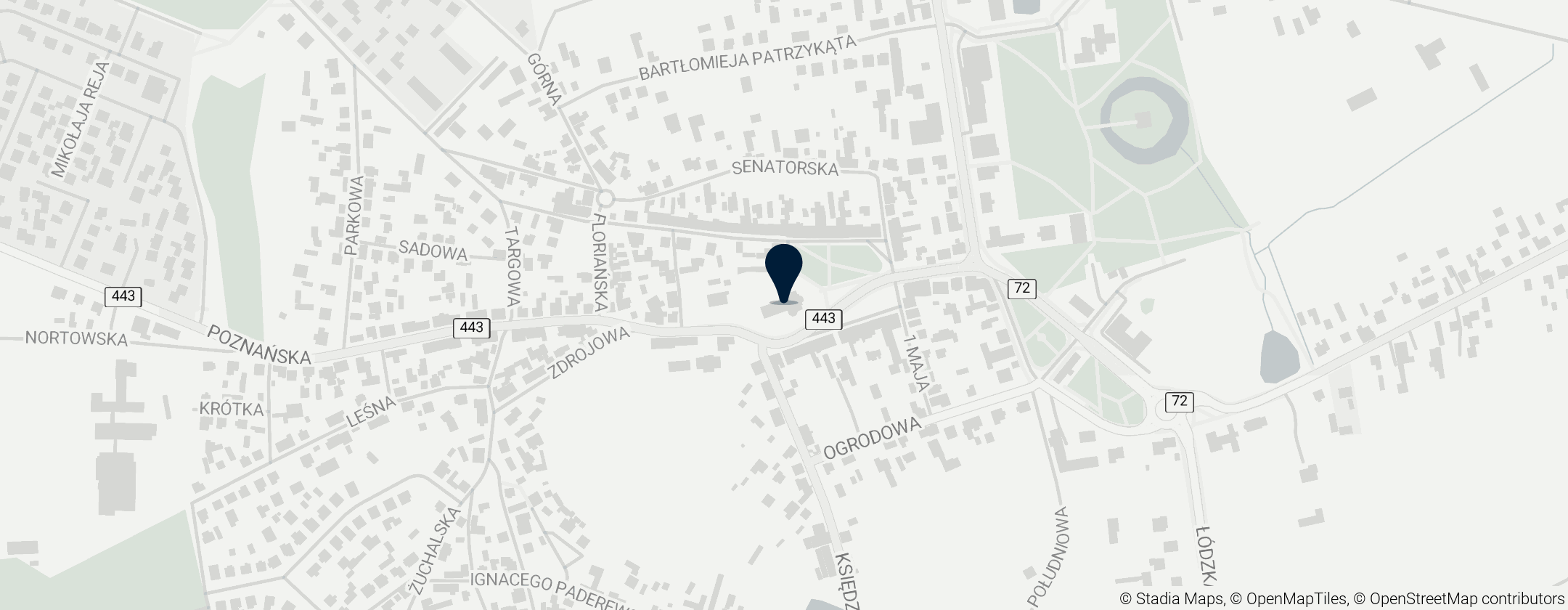 Map of Kościół św. Wita w Tuliszkowie