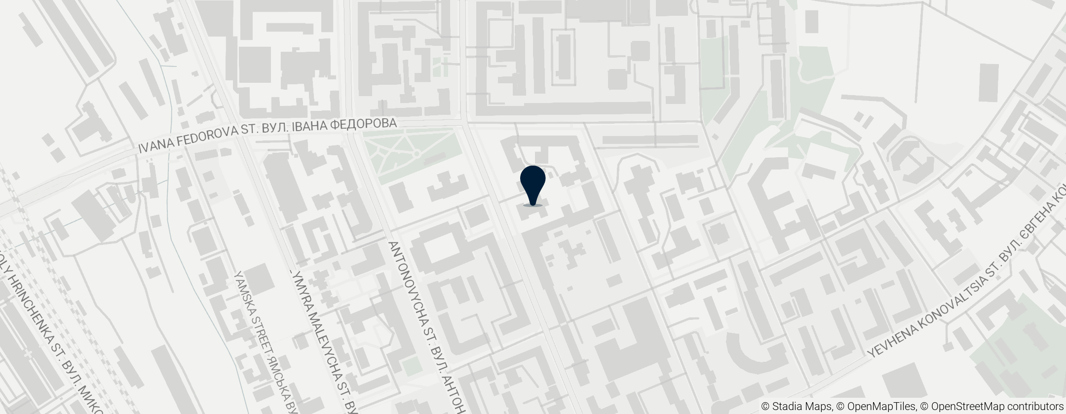 Map of St. Nicholas Cathedral