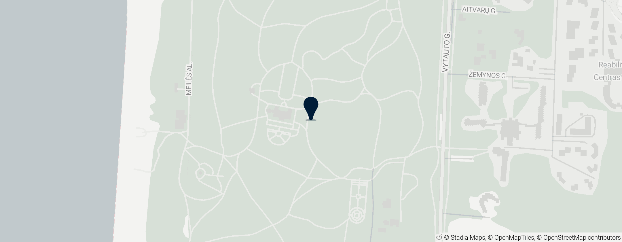 Map of Parc botanique de Palanga