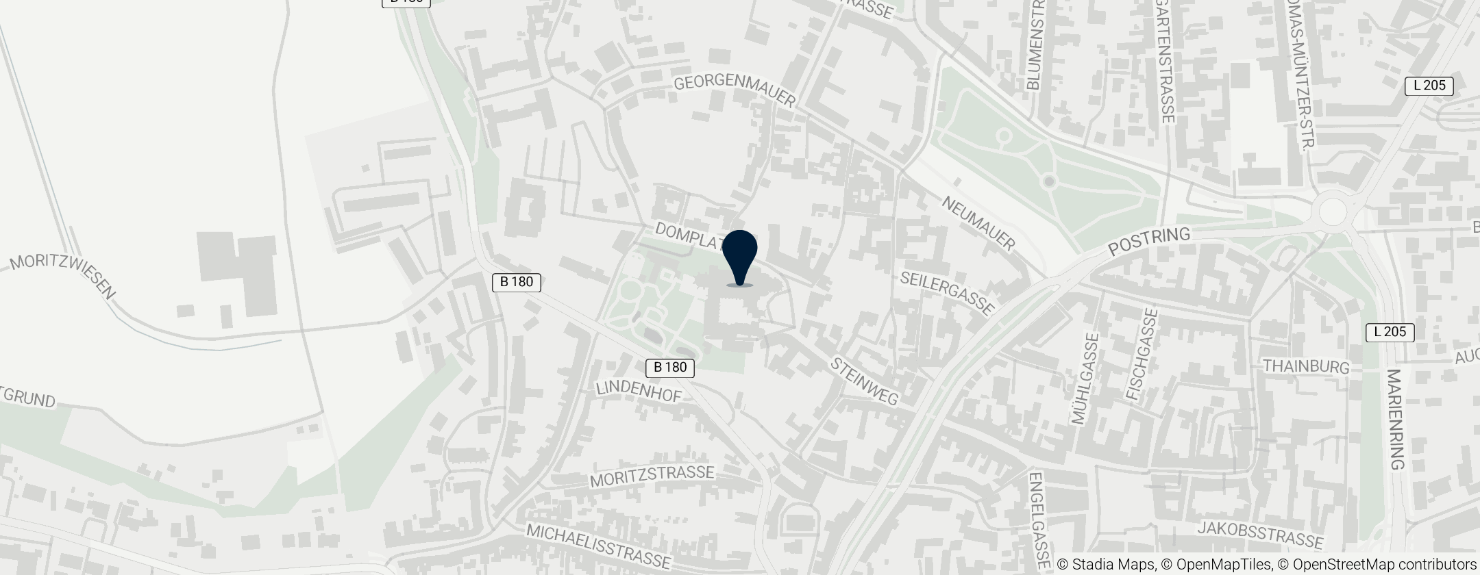 Map of Katedrála v Naumburgu