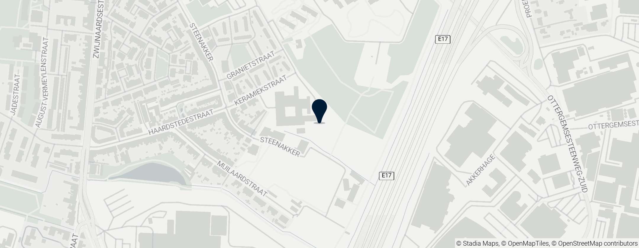 Map of Hogeschool Gent