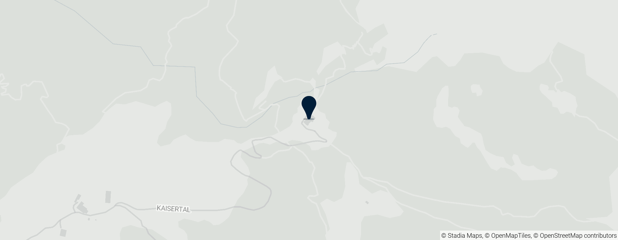 Map of Vorderkaiserfelden Hut