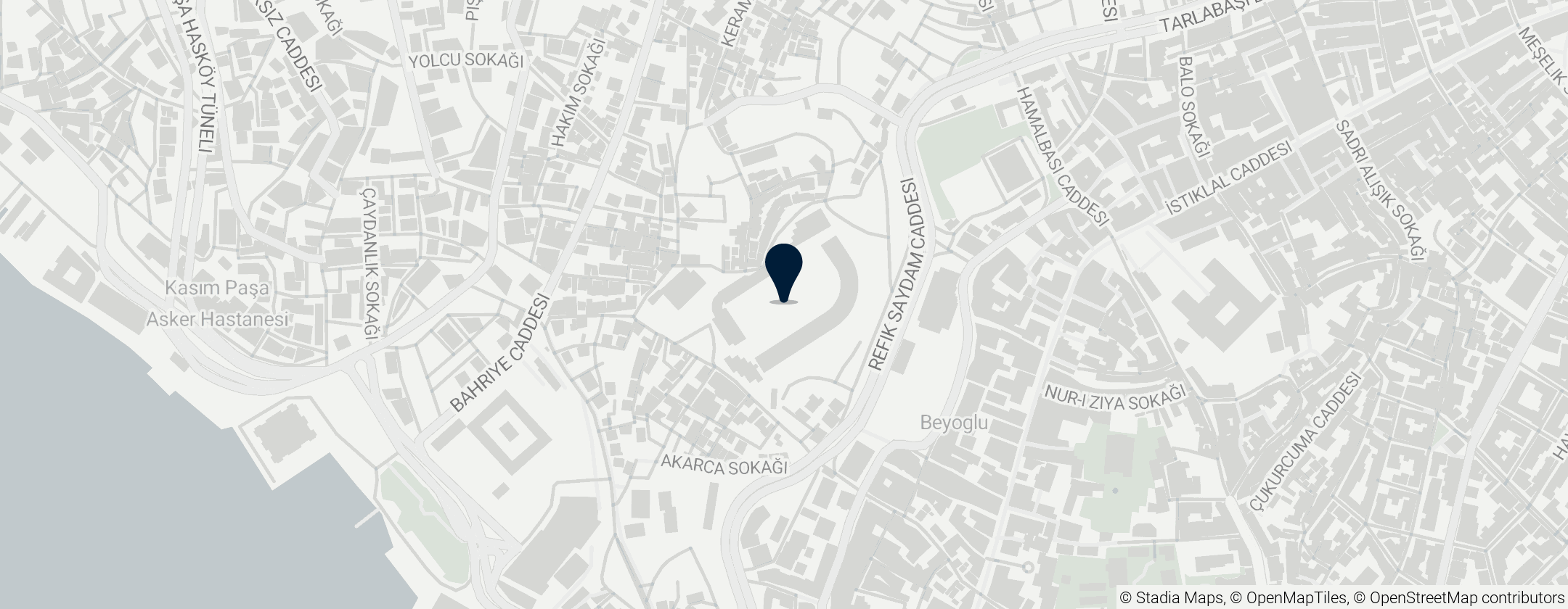 Map of Recep Tayyip Erdoğan Stadium