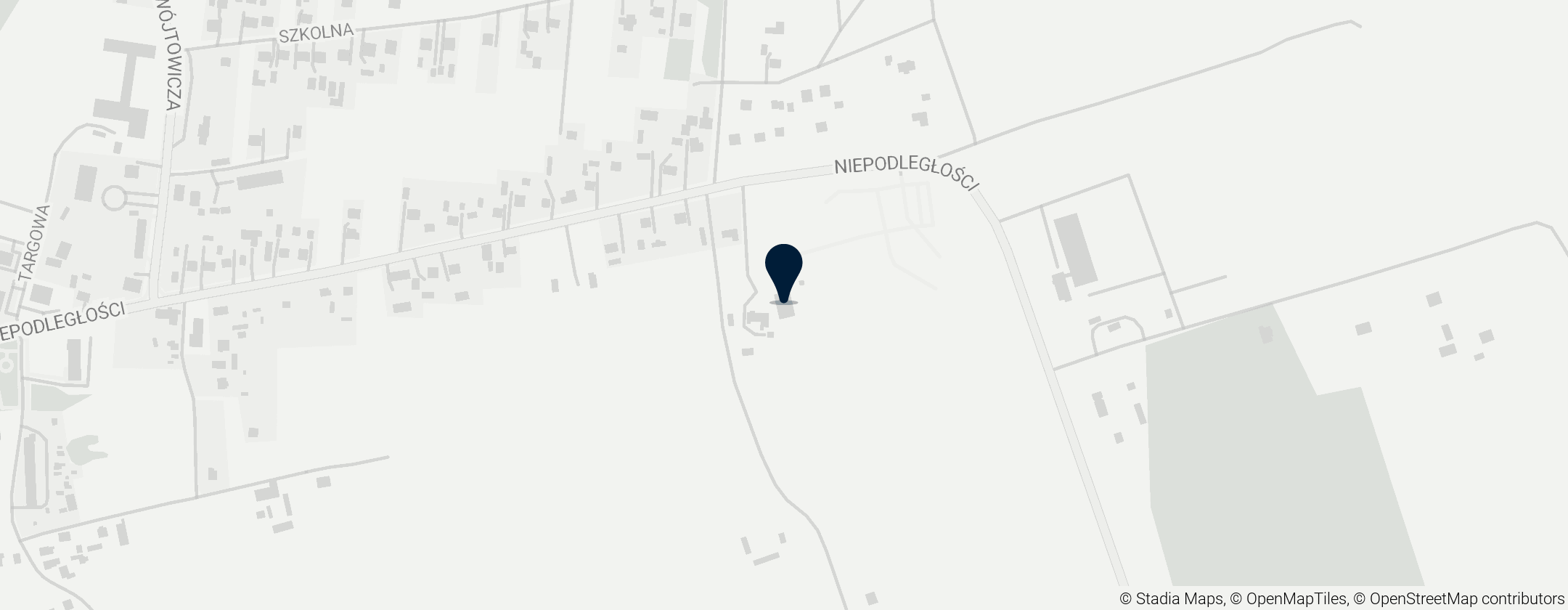 Map of Kościół pw. Świętego Stanisława i Niepokalanego Serca Najświętszej Maryi Panny w Rudzie-Hucie