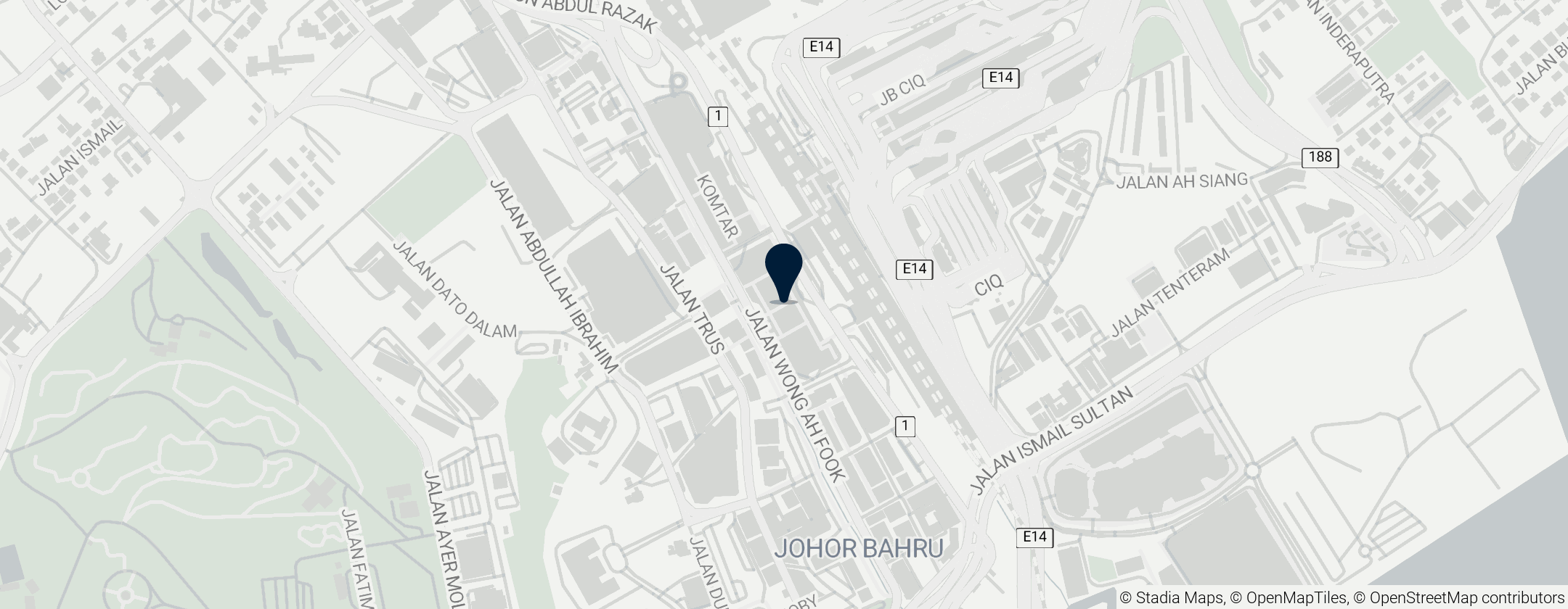 Map of Johor Bahru City Square