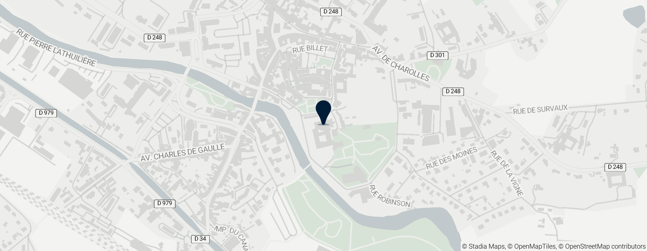 Map of Klášter Paray-le-Monial