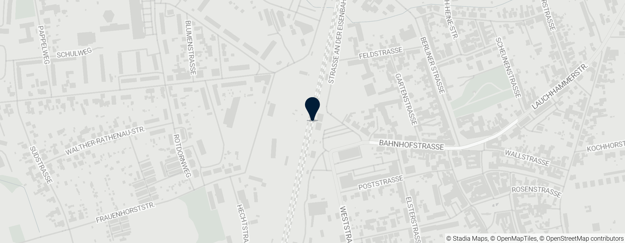 Map of Elsterwerda railway station