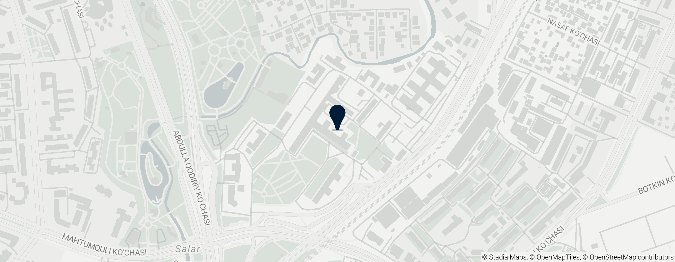 Map of Tashkent Medical Academy