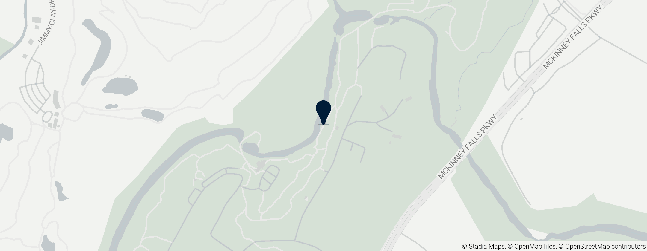 Map of McKinney Falls State Park