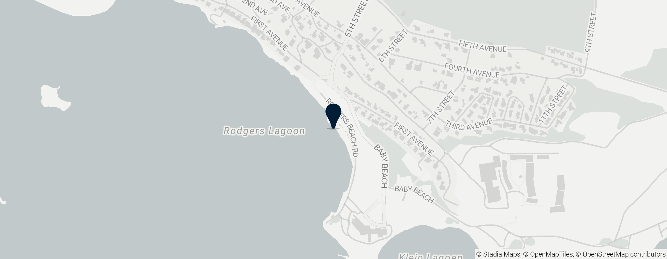 Map of Rodgers Beach