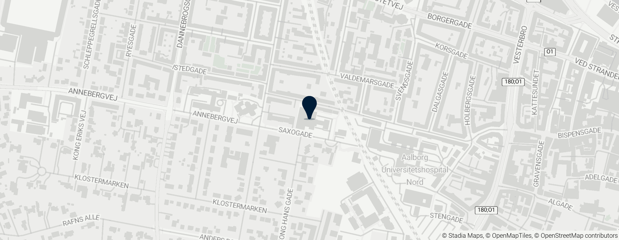 Map of Aalborg Business College
