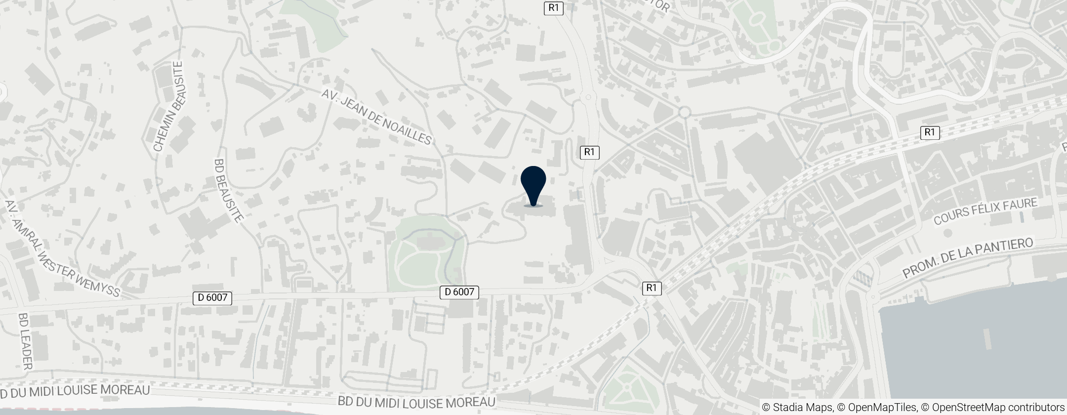 Map of Château Vallombrosa