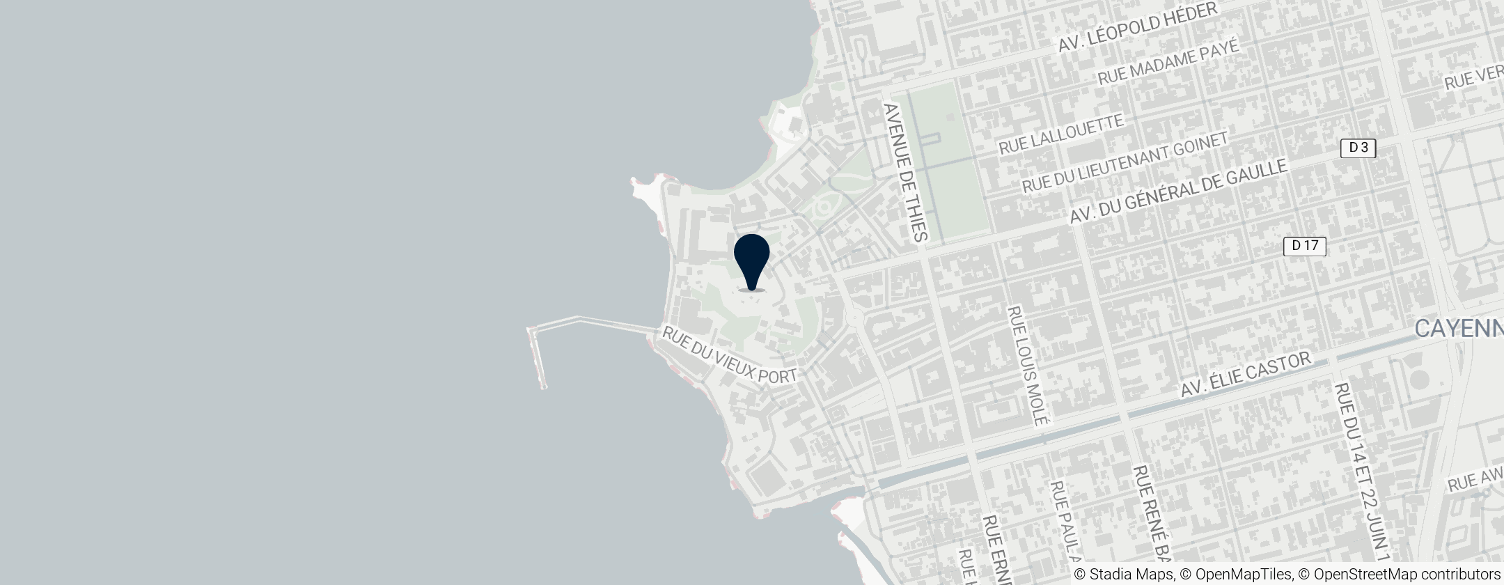 Map of Fort Cépérou