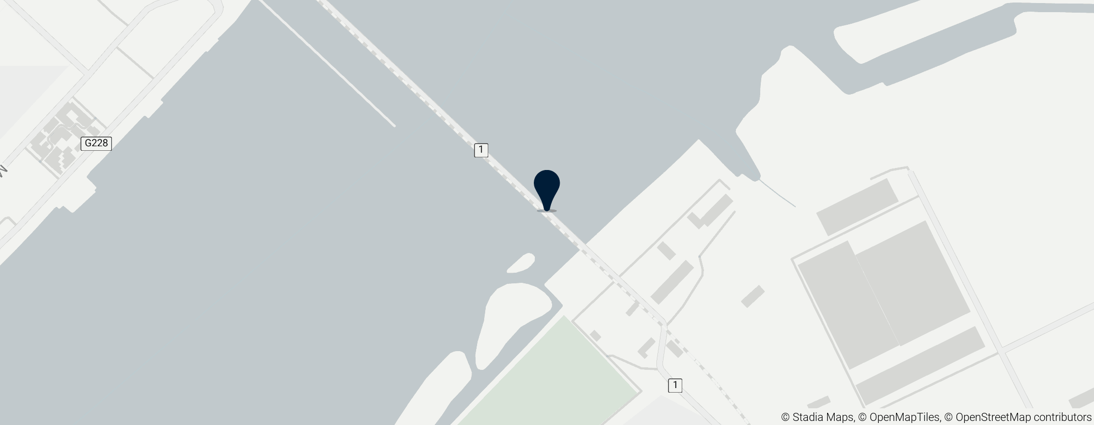 Map of Sino-Korean Friendship Bridge