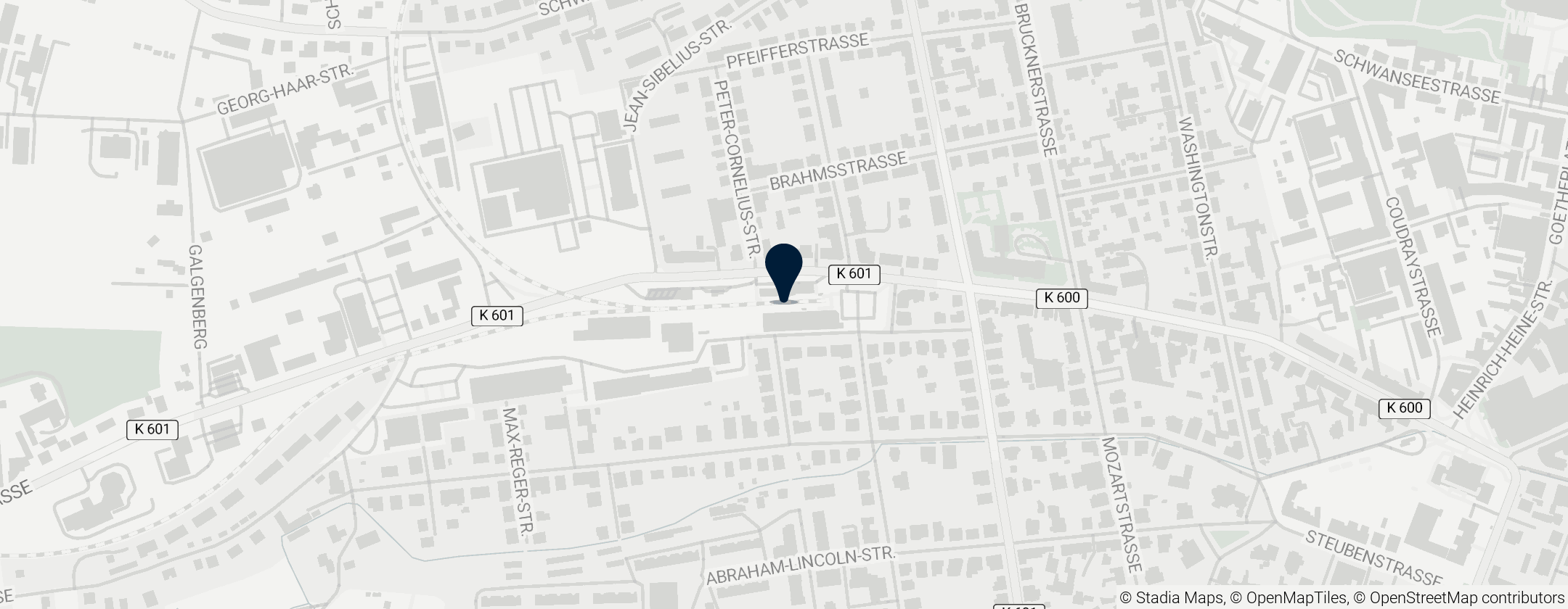 Map of Weimar Berkaer Bahnhof