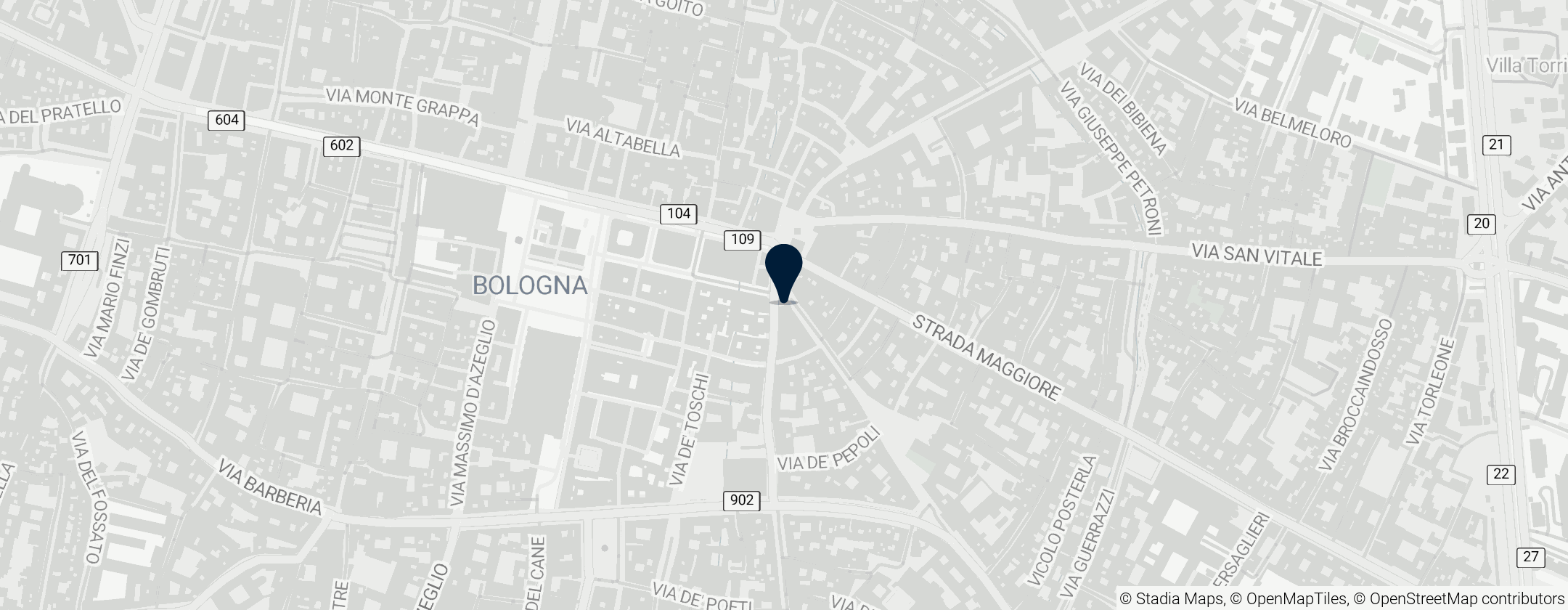 Map of Loggia dei Mercanti