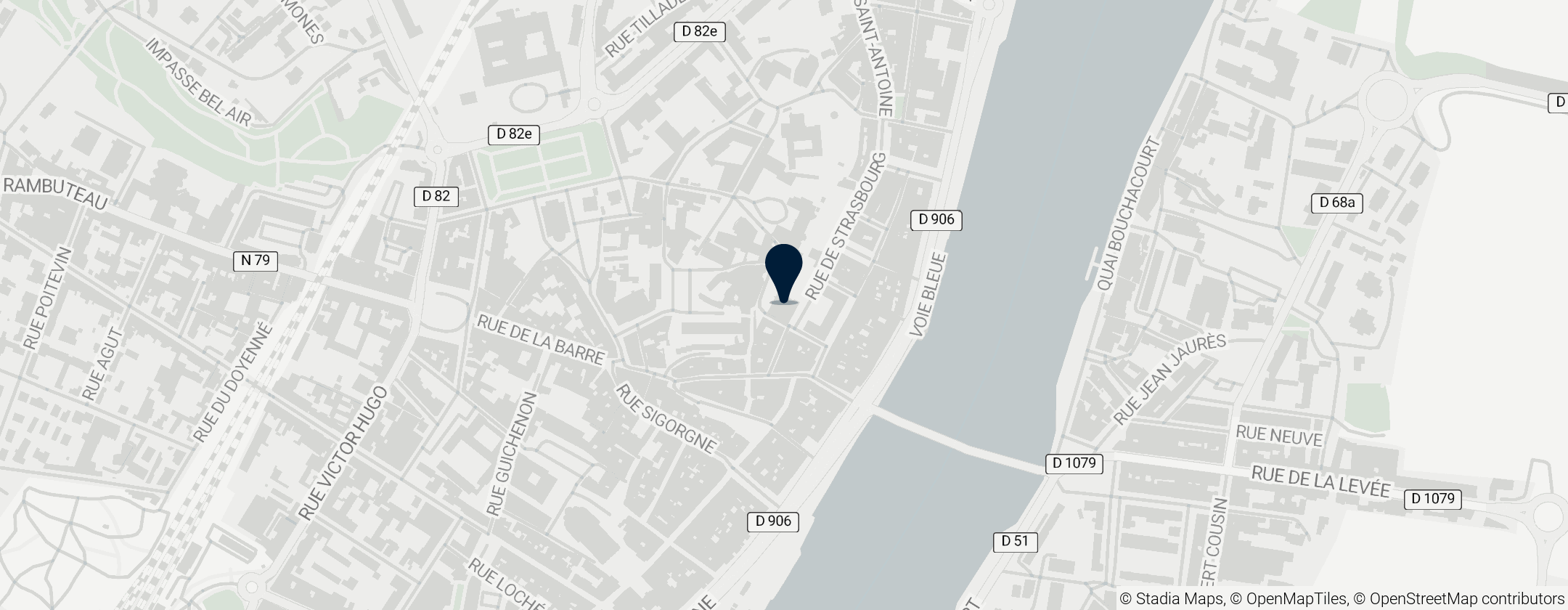 Map of Mâcon Cathedral