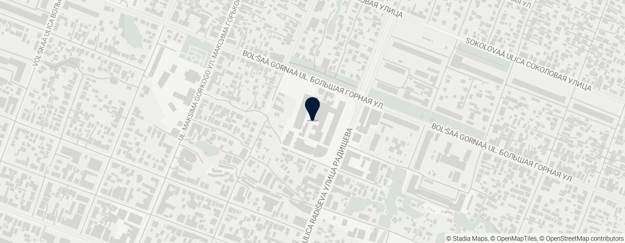 Map of Саратовский социально-экономический институт Российского экономического университета имени Г.В.Плеханова