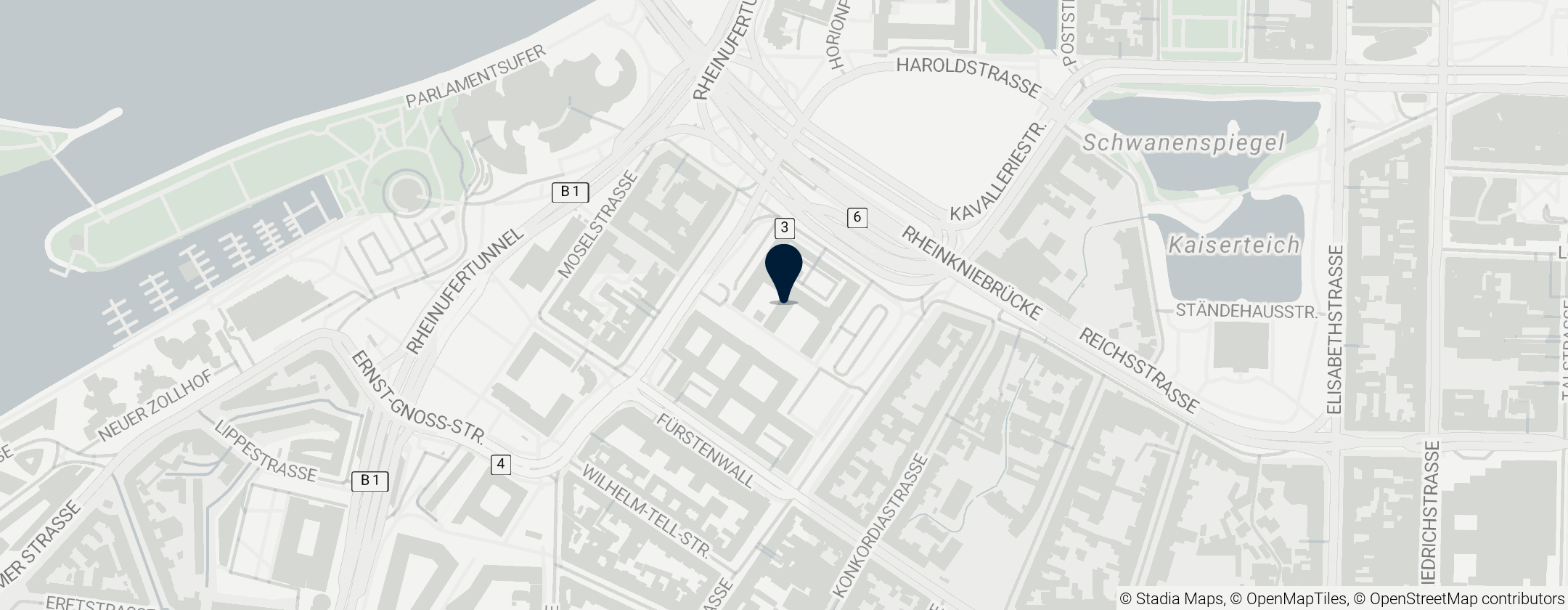 Map of Ministerium für Heimat, Kommunales, Bau und Gleichstellung des Landes Nordrhein-Westfalen