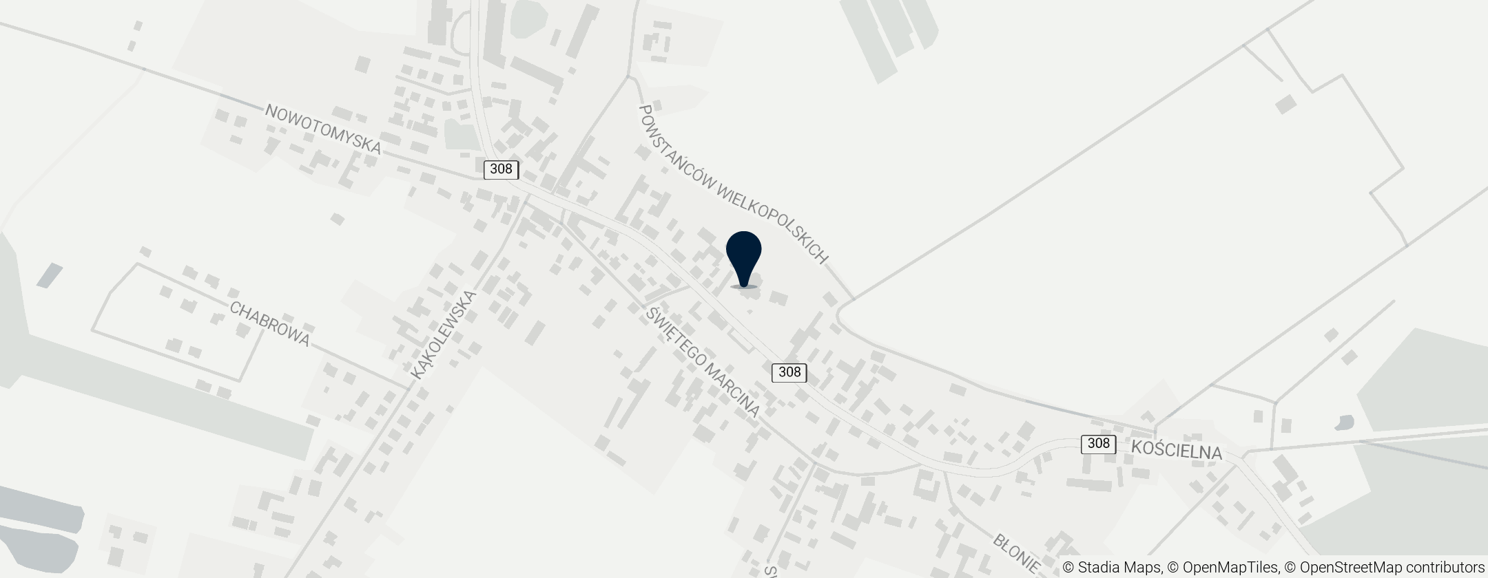 Map of Kościół św. Marcina w Bukowcu