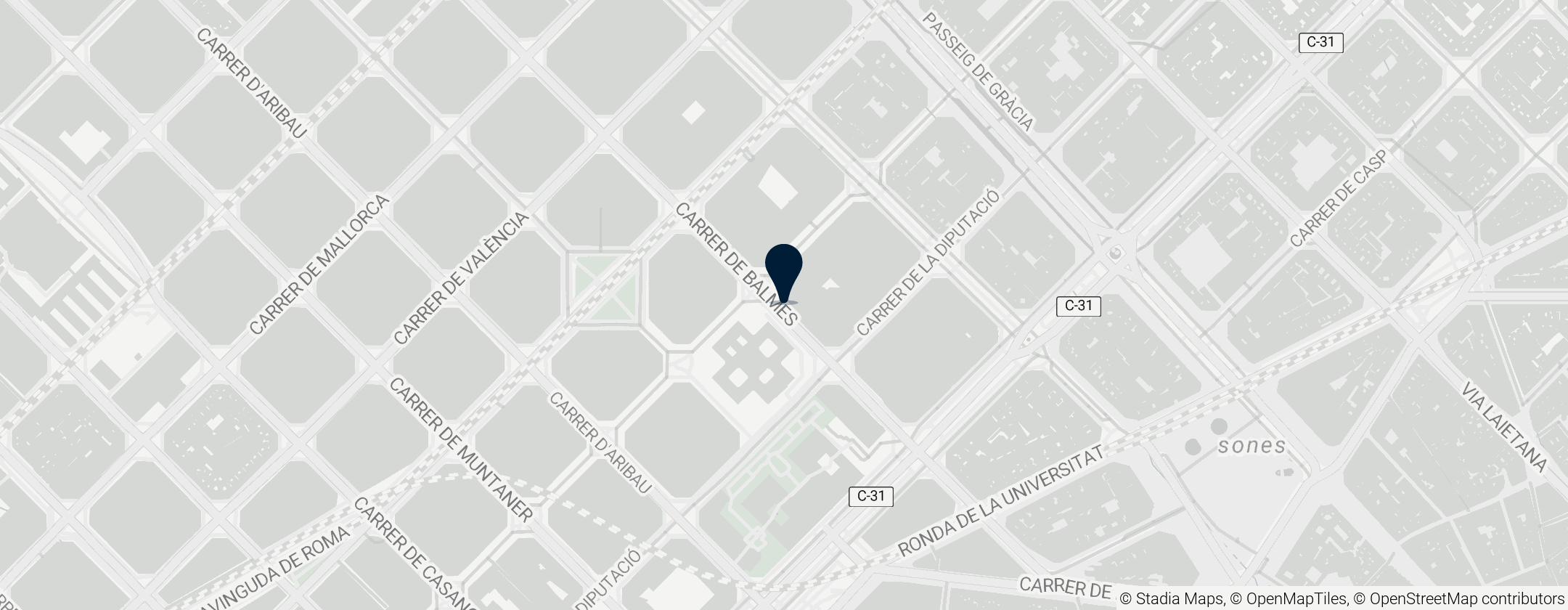 Map of Museu del Modernisme Català