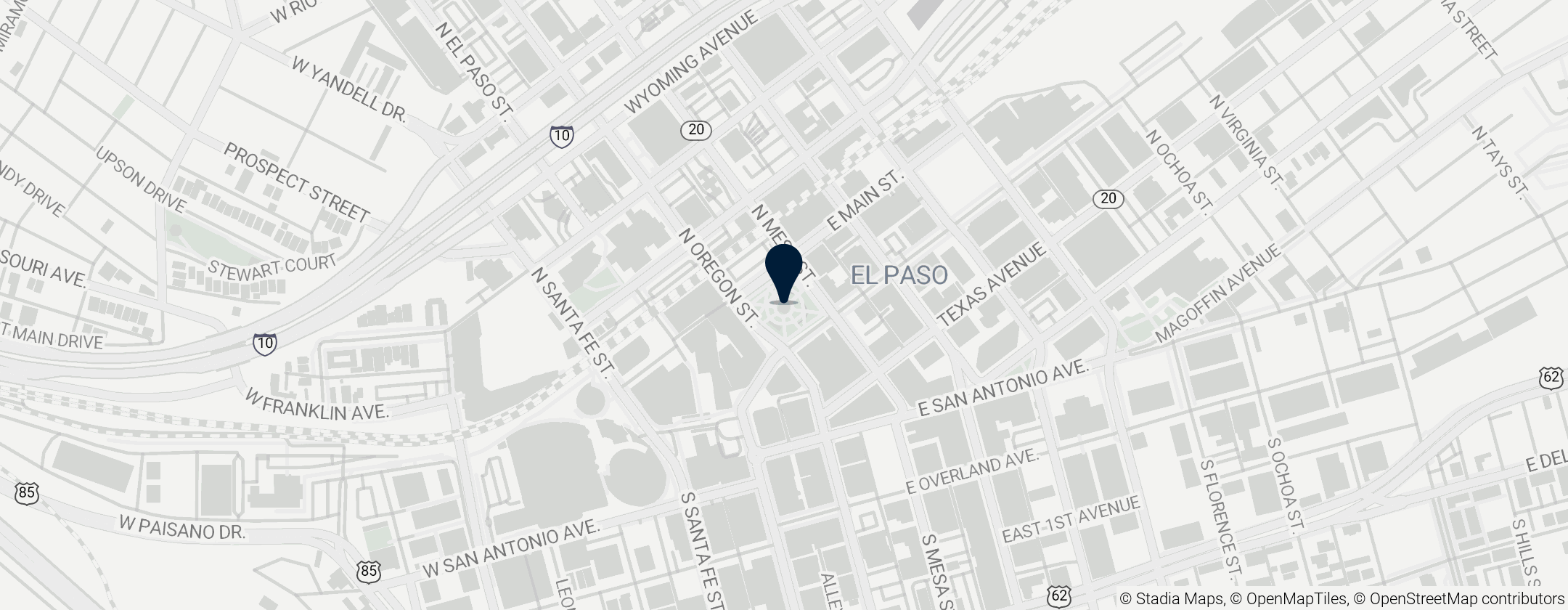 Map of San Jacinto Square