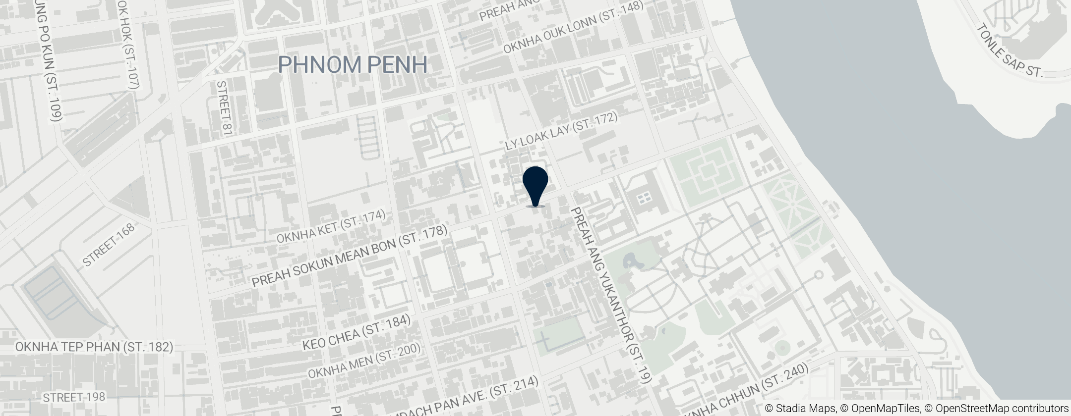 Map of Connecting Hands Training Cafe 