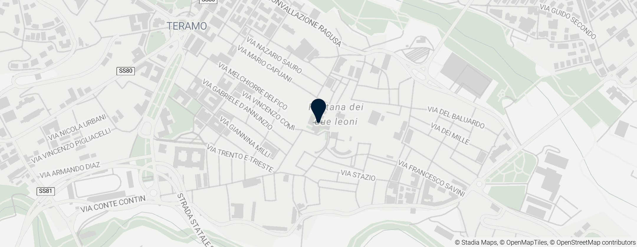 Map of Teramo Cathedral