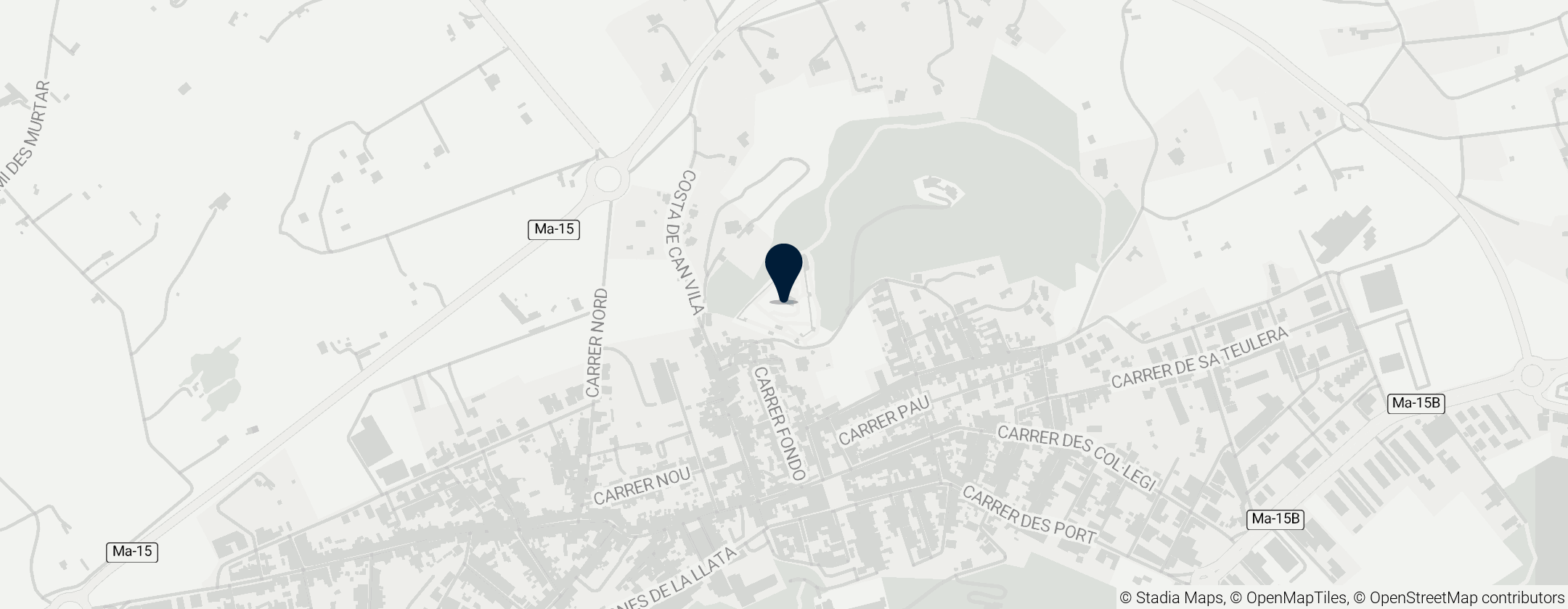 Map of Capdepera Castle