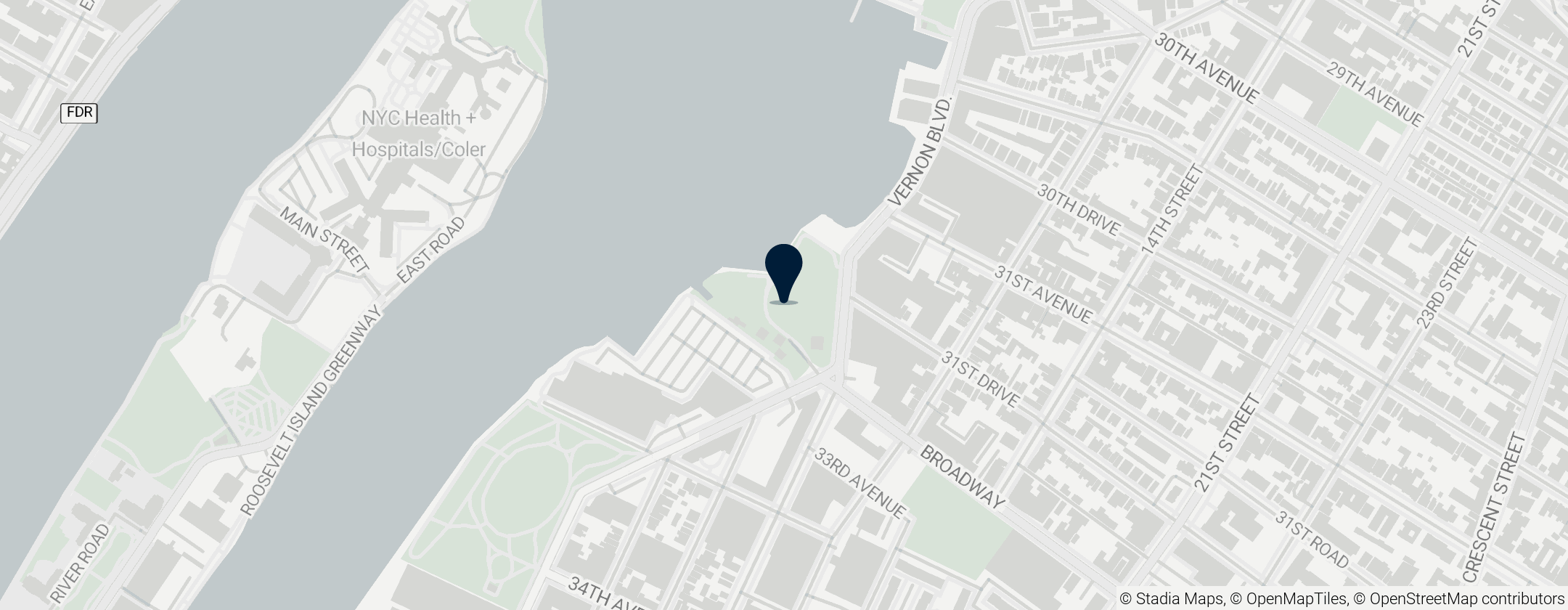 Map of Socrates Sculpture Garden