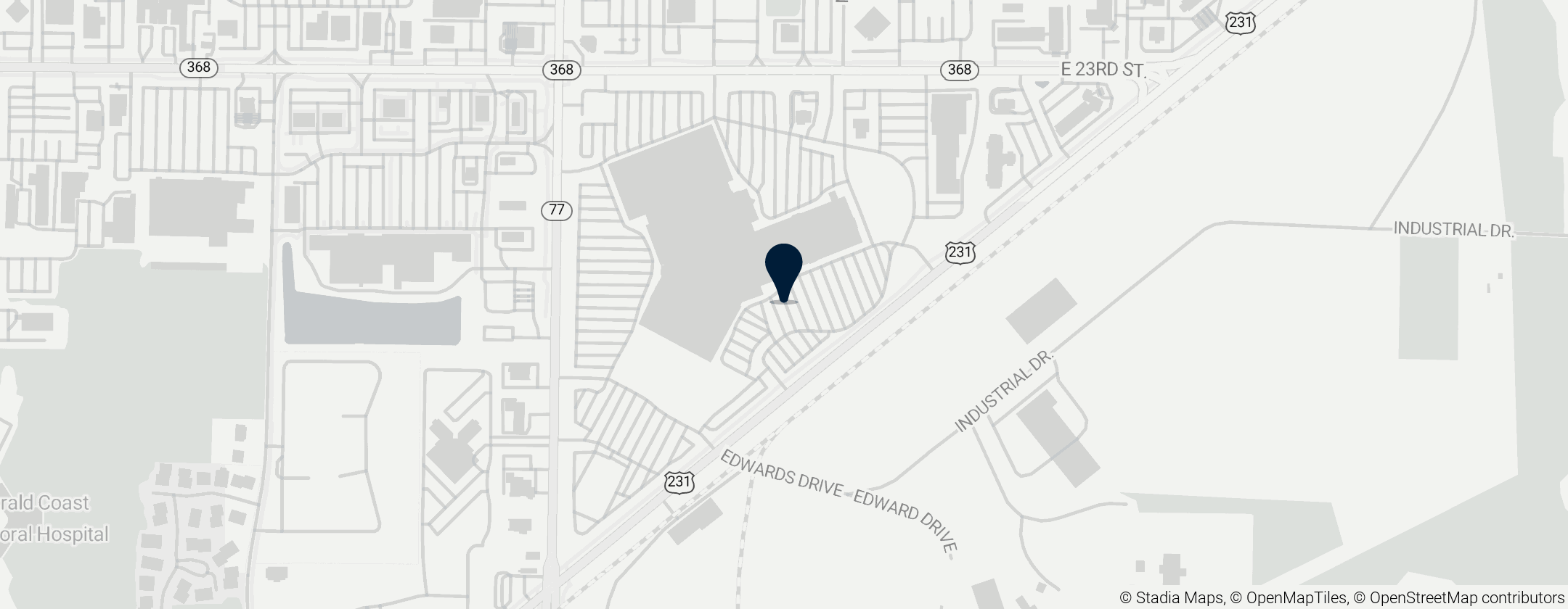 Map of Panama City Mall